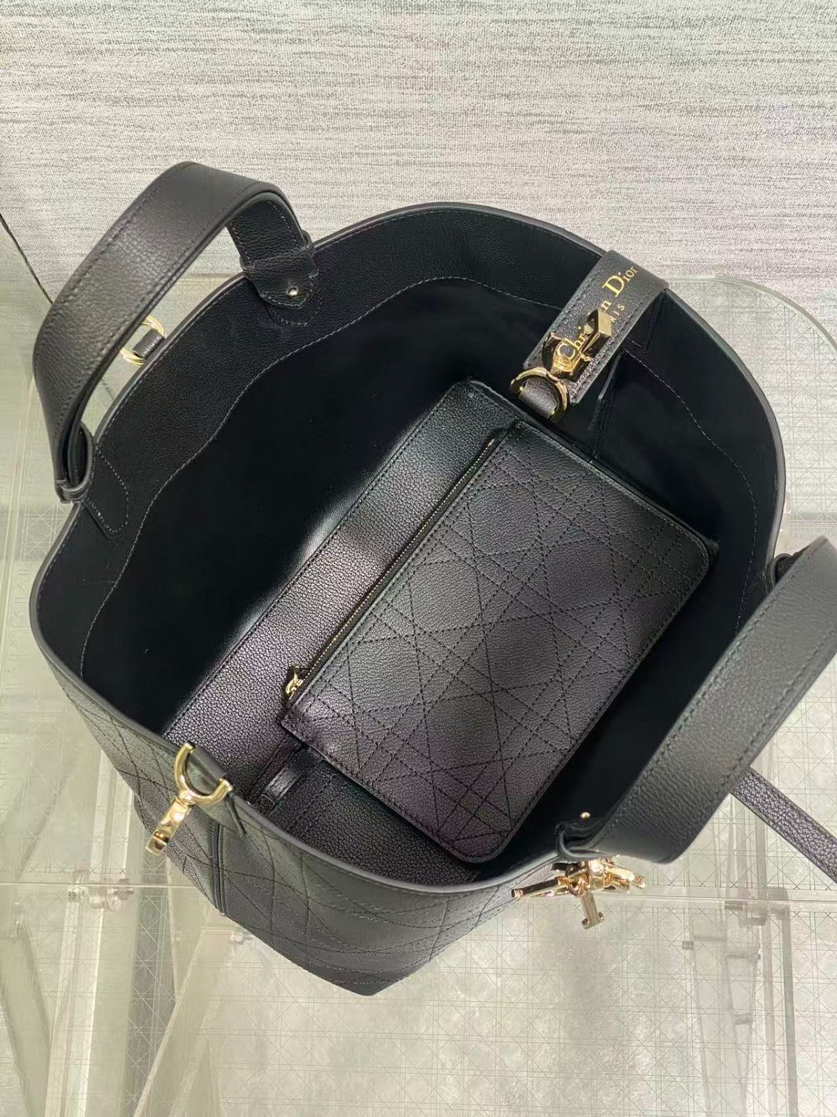 CD 26s Toujours Bag 28.5cm Macrocannage Calfskin