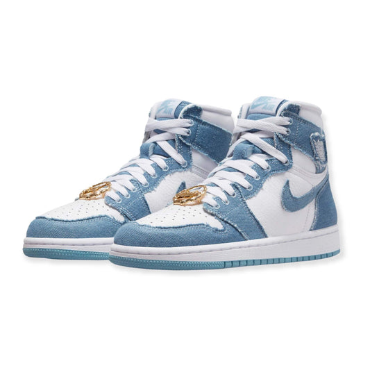 Air Jordan 1 High OG Denim Sneakers - Collector's Edition