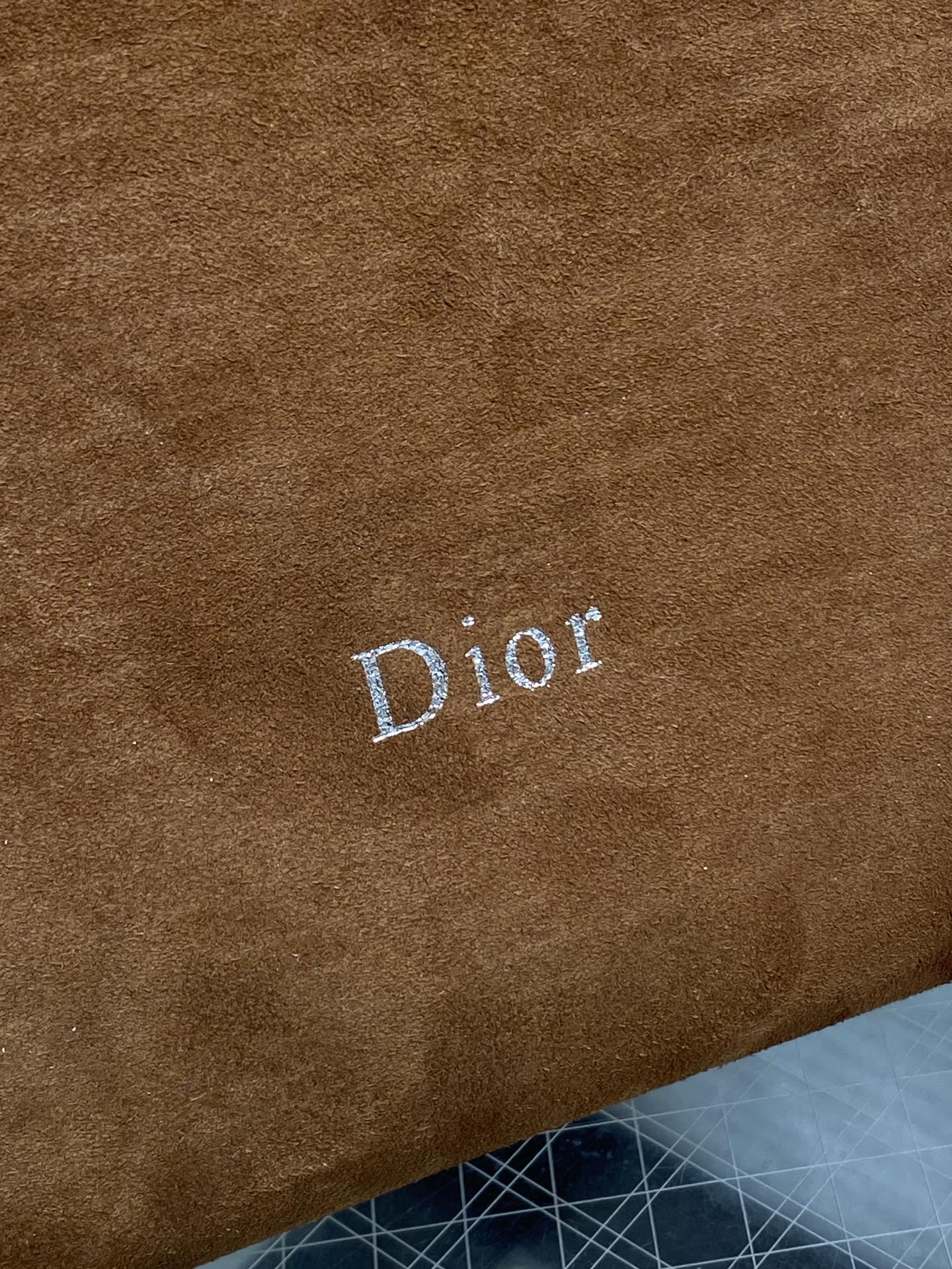 Dior Medium Diorly Bag Brown Suede 286586
