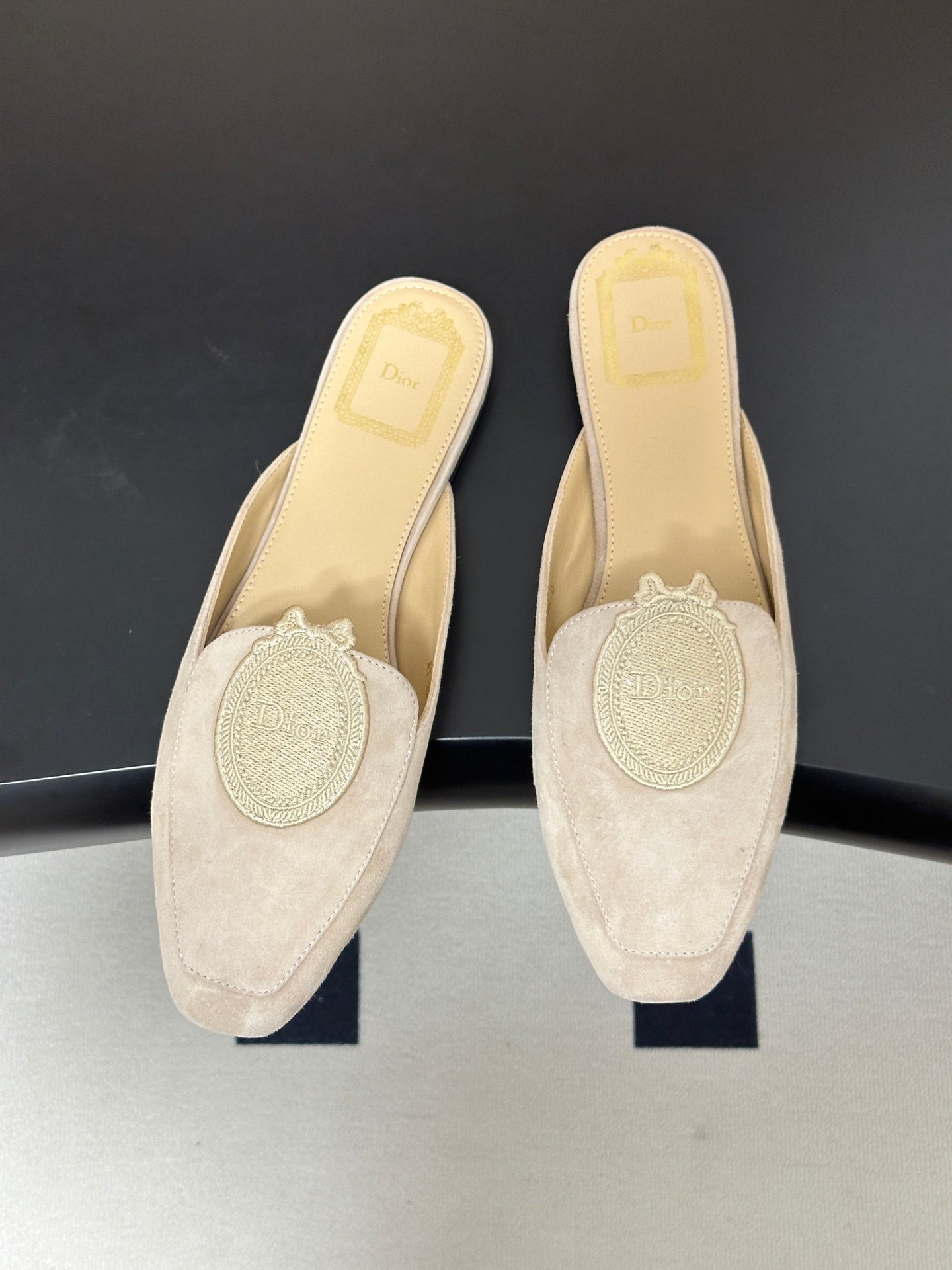 CD Médaillon Mule Light Khahi Suede 834916
