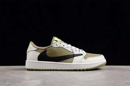 AJ 1 Retro Low Golf Travis Scott Neutral Olive