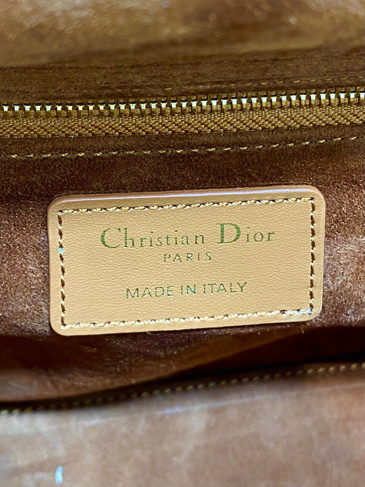 CD Lady Dior Bag 24cm Brown in Rattan 155500