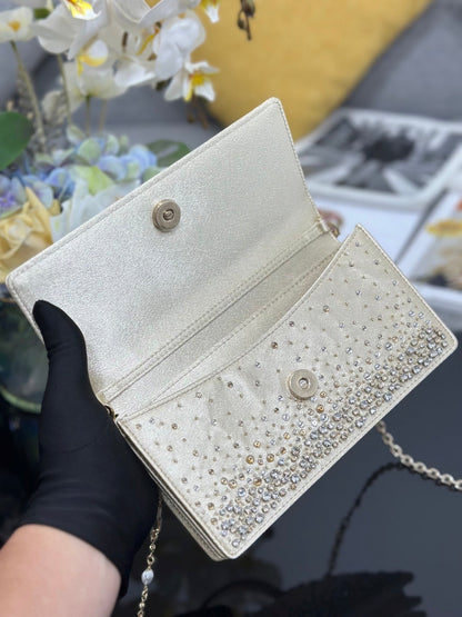 CD My Mini Bag Metallic 21cm Leather Crystal 160823