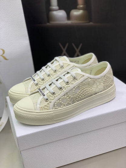 CD 26s Walk'n'Dior Sneaker Cream Cotton 966659