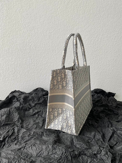 Medium CD Book Tote 36cm Grey