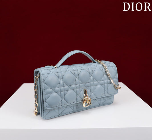my cd mini 21 rock gray lambskin