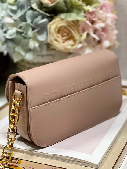 CD Montaigne Avenue Bag Pink Calfskin 336845