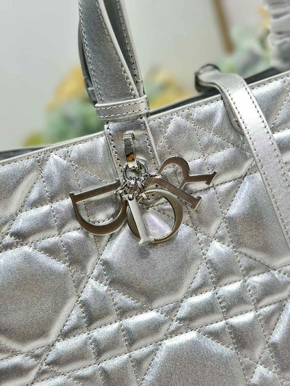 Dior 2026 Toujours Bag Silver Calfskin 288544