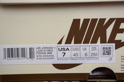 AJ 1 Retro Low Golf Travis Scott Neutral Olive