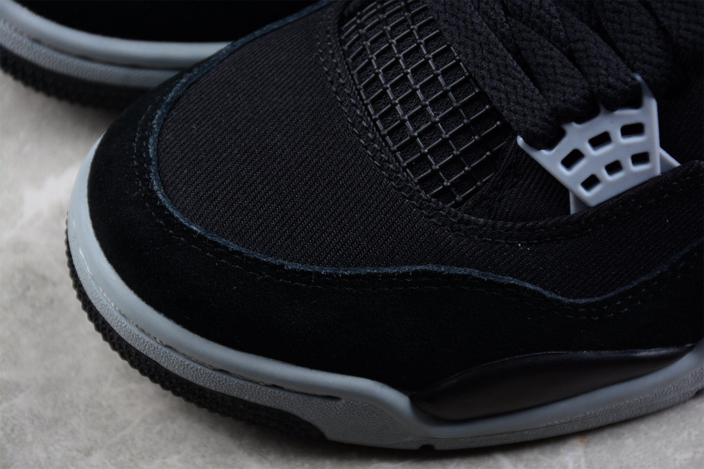 AJ 4 Retro Black Canvas