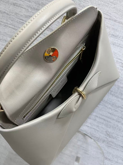 CD 26s Small Cigale Bag Grey Lambskin