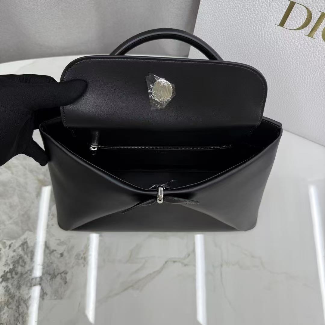 CD 26s Small Cigale Bag Black Lambskin