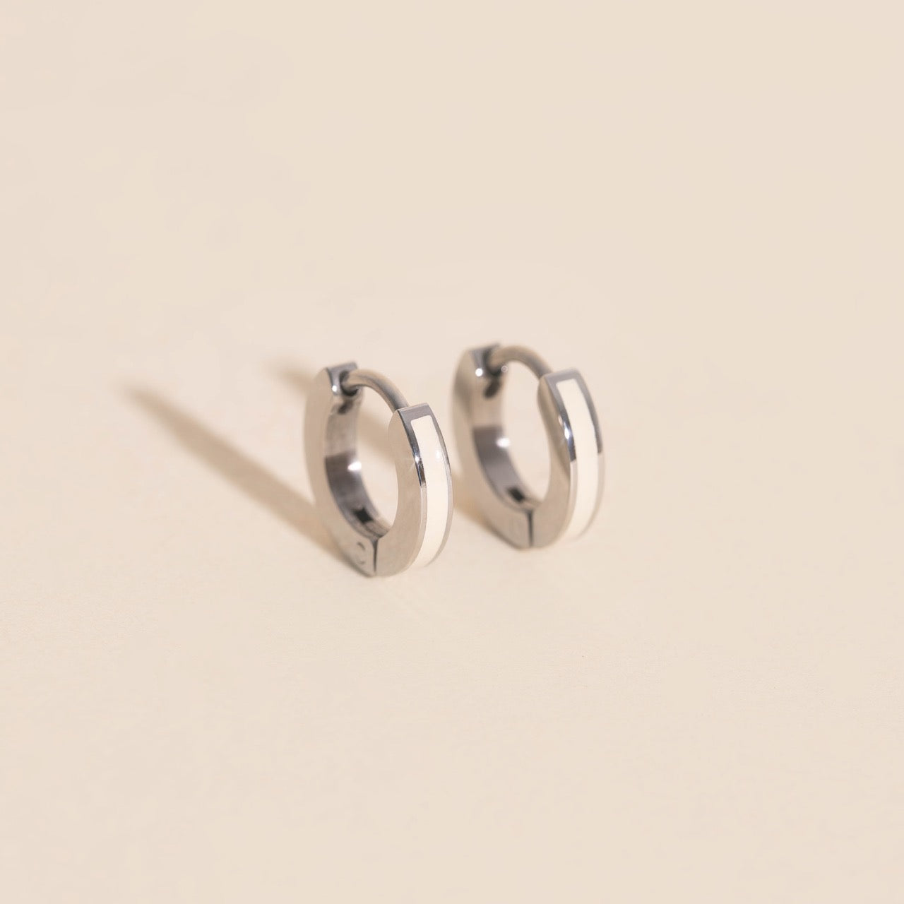Color Tiny Huggie Hoop Earrings