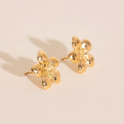 Hibiscus Stud Earrings