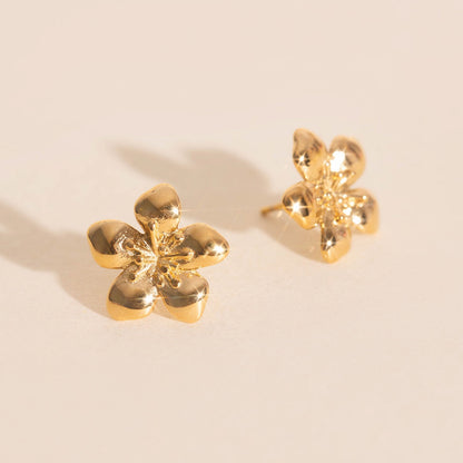 Hibiscus Stud Earrings