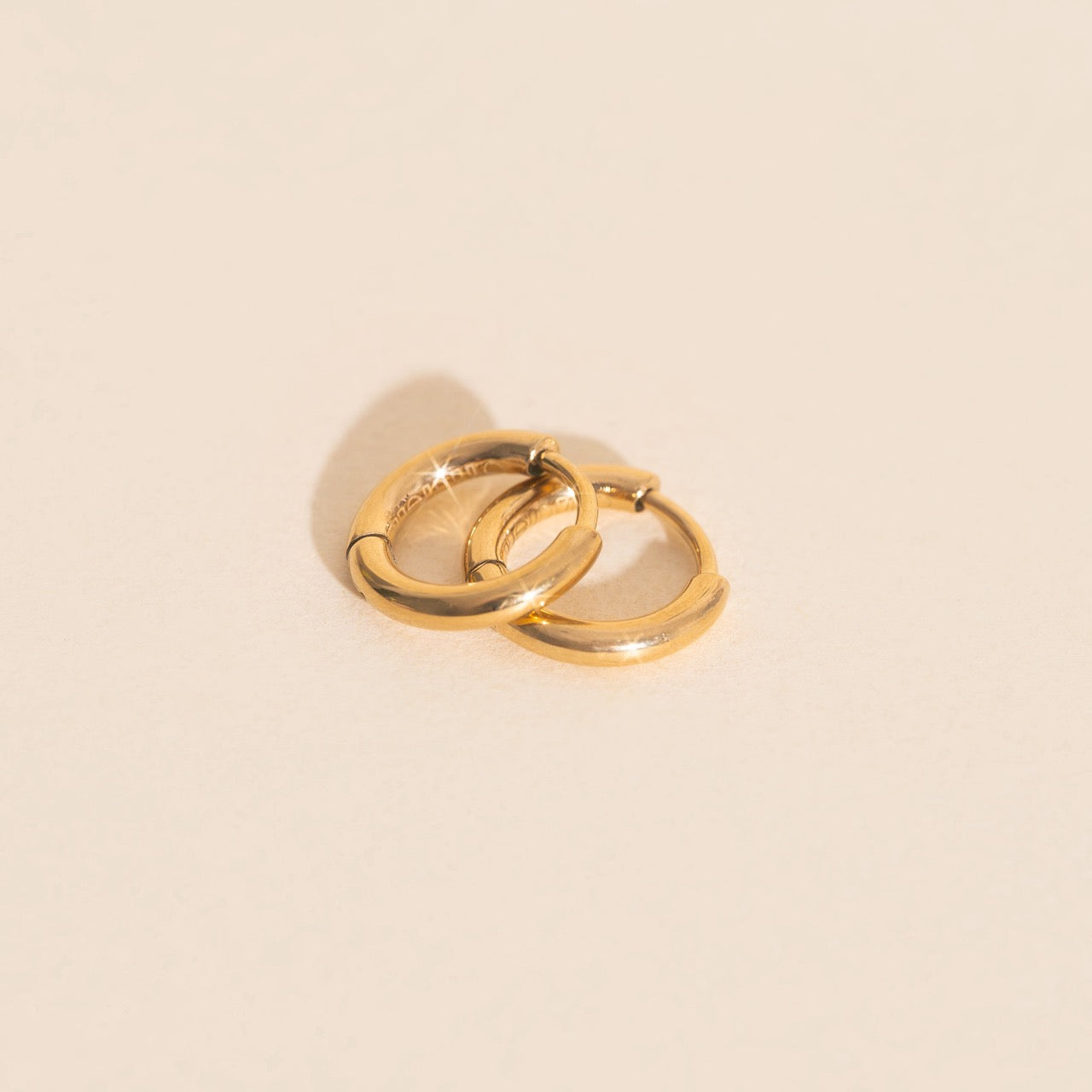 Titanium Mini Rounded Huggie Hoop Earrings