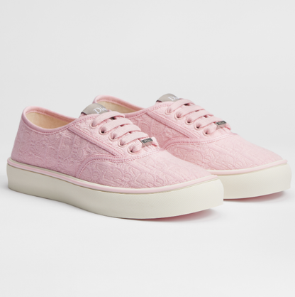 Dior Saltwind Sneaker Pink White Fabric Leather