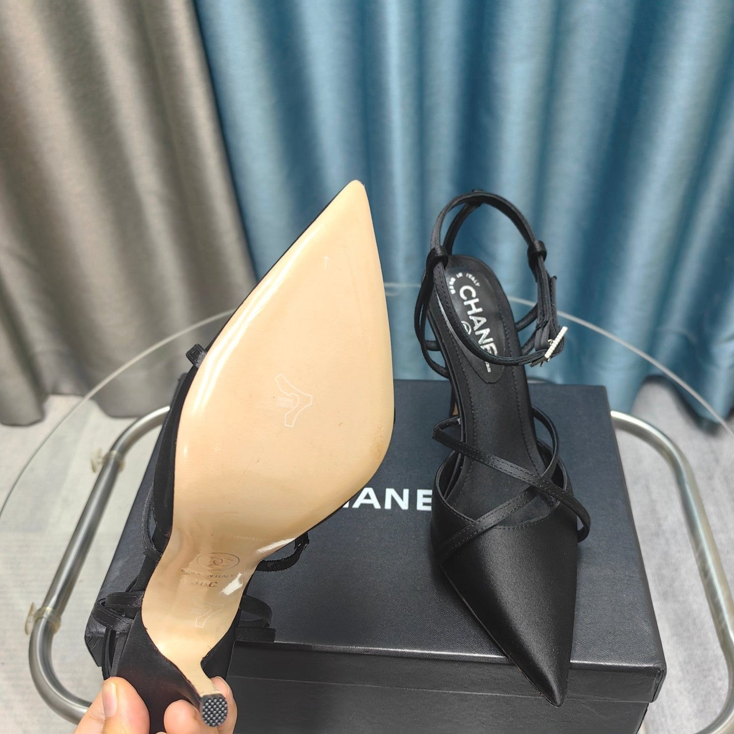 Chanel 2026 High Heel Sheepskin 710893