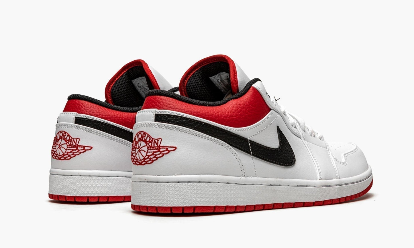 Air Jordan 1 Low “White / Gym Red” Sneakers - Modern Classic