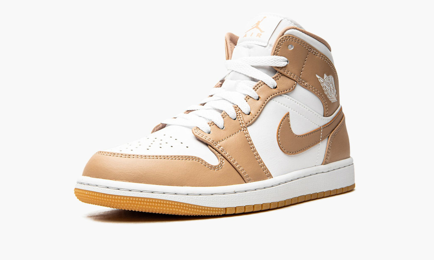Air Jordan 1 Mid “Tan / Gum” Sneakers - Vintage Inspired