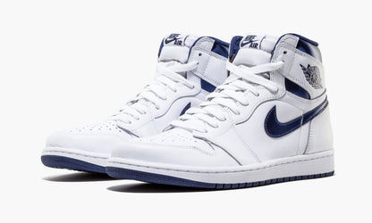 Air Jordan 1 Retro Metallic Navy Sneakers - Modern Classic