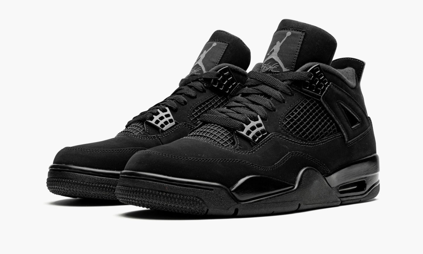 Air Jordan 4 Retro “Black Cat 2020” Sneakers - Vintage Inspired