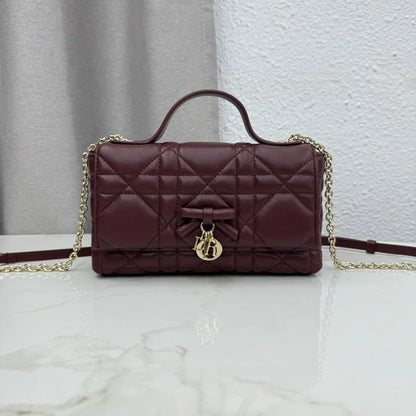 Dior 2026 My Tender Dior Top Handle Mini Chain Bag 21cm Lambskin