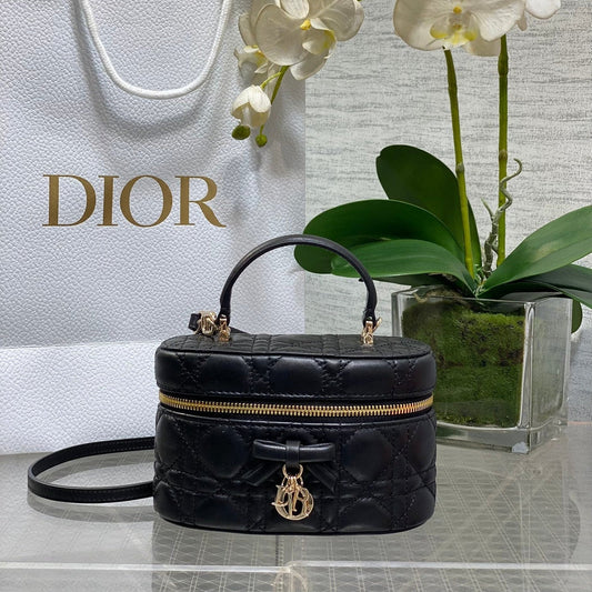 CD 2026 Vanity Bag 17.5cm Cannage Lambskin 289248