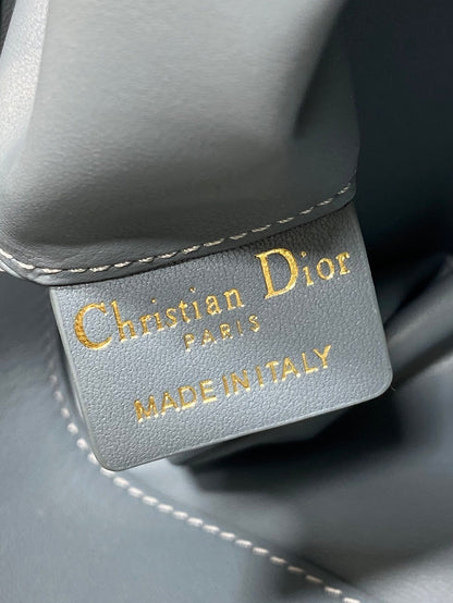 Dior 2026 Toujours Bag Blue Grey Suede Leather 286497