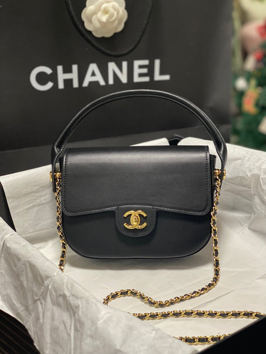Chanel 2026 Flap Bag 17cm Lambskin Gold Hardware