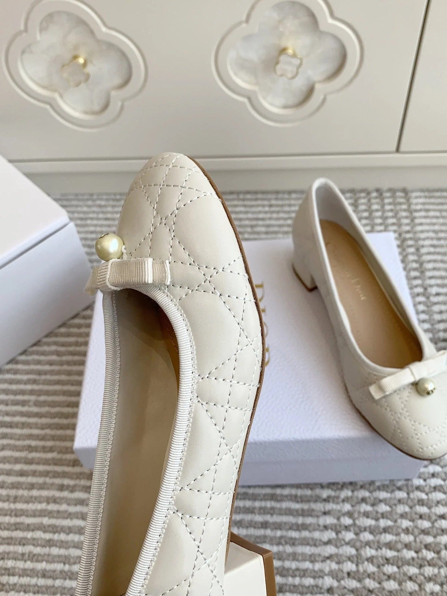 Dior 2026 Bow Pump 30mm Sheepskin 884802