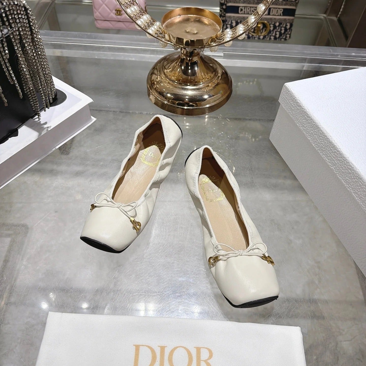 Dior 2026 Cœur Ballet Flat Lambskin 901685