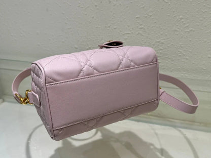Dior 2026 Groove Bag Pink Calfskin Gold Hardware