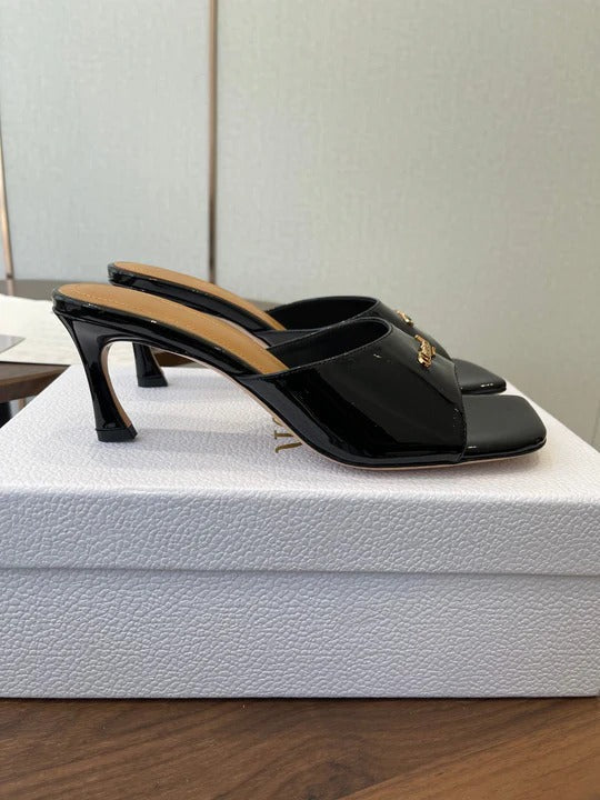Dior 26 Sandal 70mm Black in Cowhide 727963