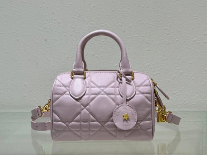 Dior 2026 Groove Bag Pink Calfskin Gold Hardware
