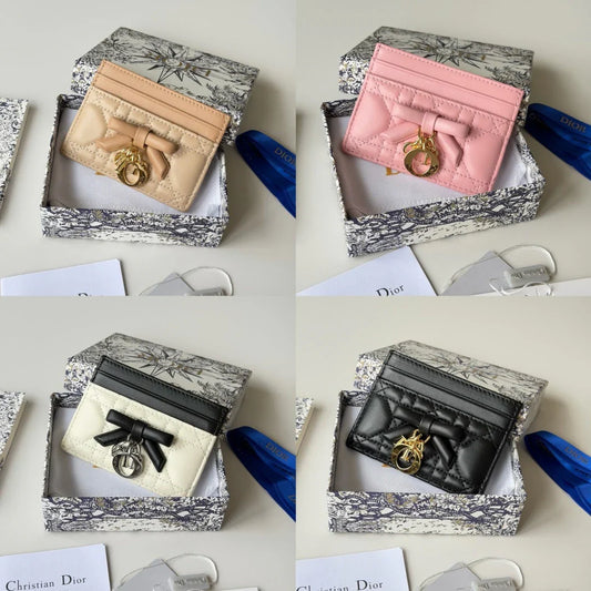 CD 2026 Freesia Card Holder Lambskin