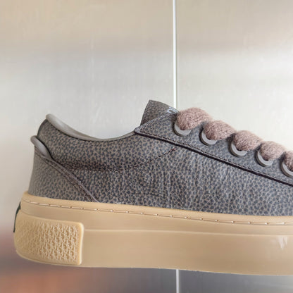CD 26 B33 Platform Sneakers Dark Gray Monogram Cowhide 609188