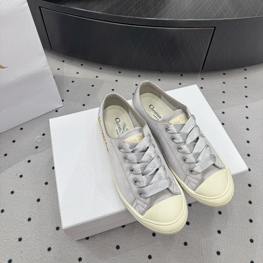 Dior Lucky Sneaker Grey Satin 618073