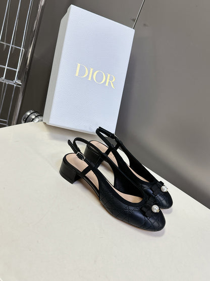 CD 25 Slingback Heel Black 307170