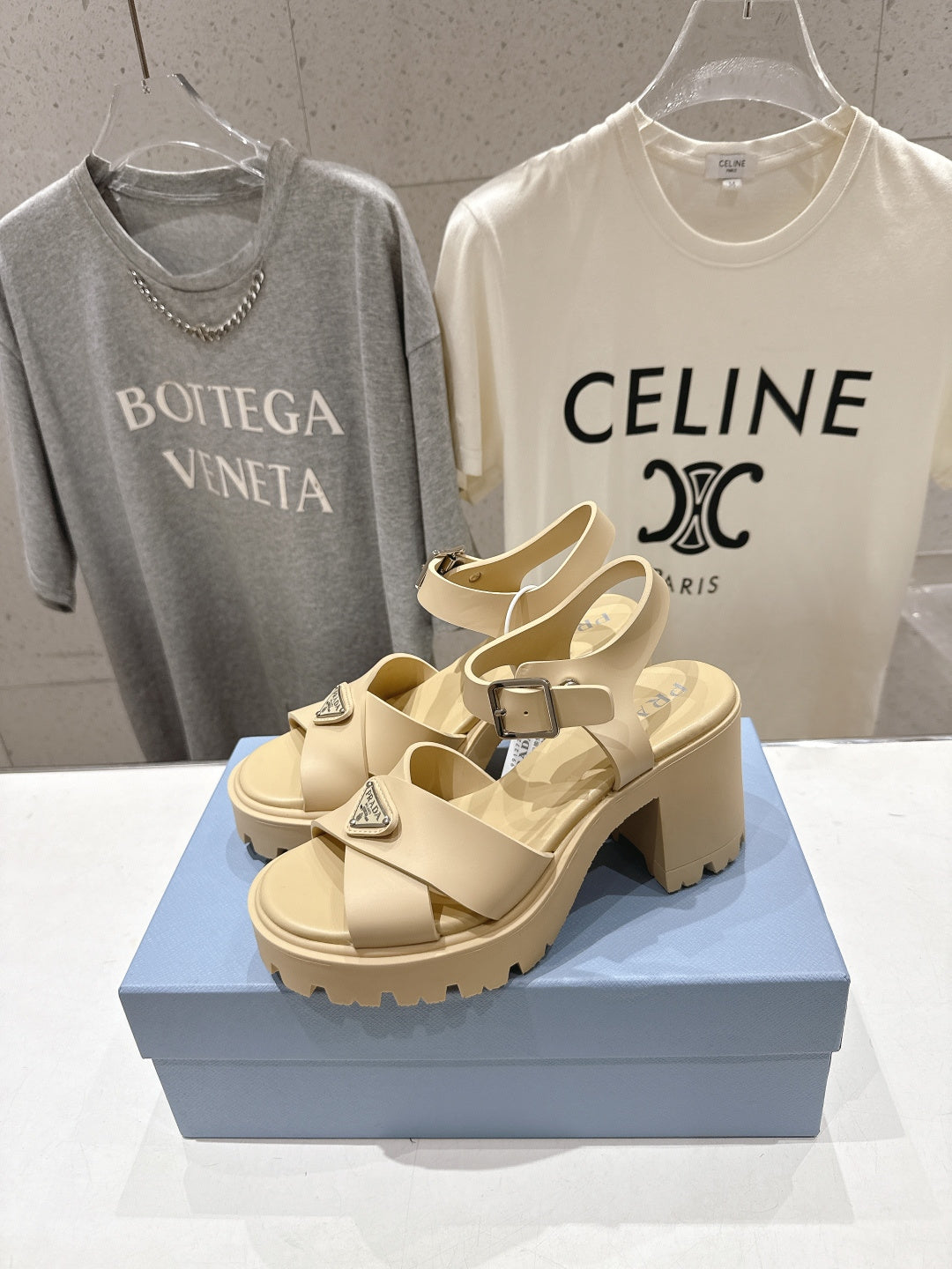 Prada 2026 Sandal 90mm Leather 852708