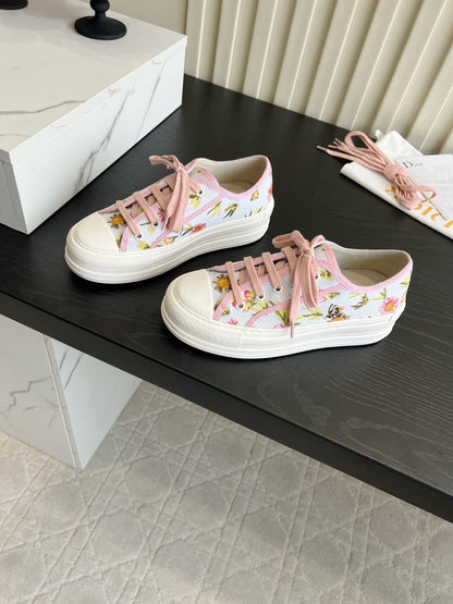 CD Dioriviera Walk'n'Dior Sneaker Light Pink Cotton 851249