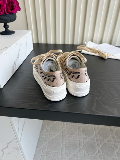 CD Dioriviera Walk'n'Dior Sneaker Beige Cotton 851250