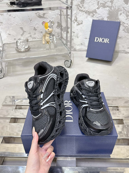 CD 26s Sneaker Black Mesh Suede 905042