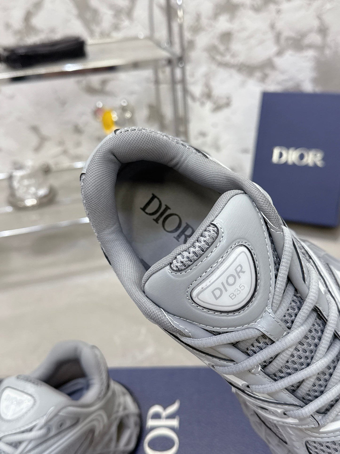 CD 26s Sneaker Light Grey Mesh Suede 905043