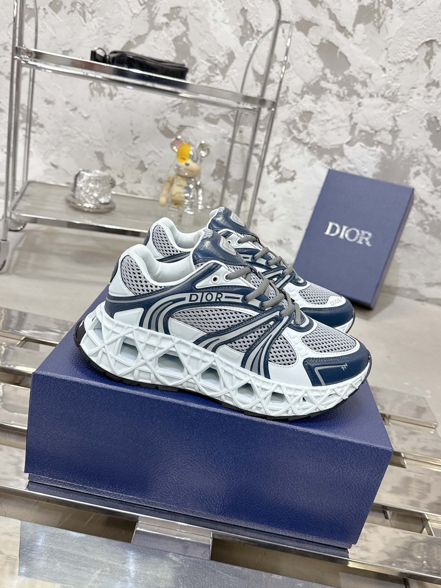 CD 26s Sneaker Grey Black Mesh Suede 905046