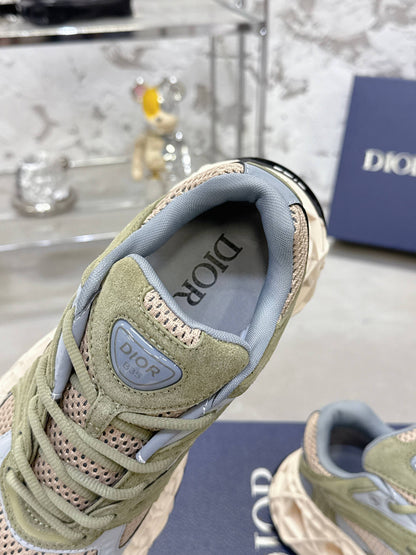 CD 26s Sneaker Olive Taupe Mesh Suede 905049
