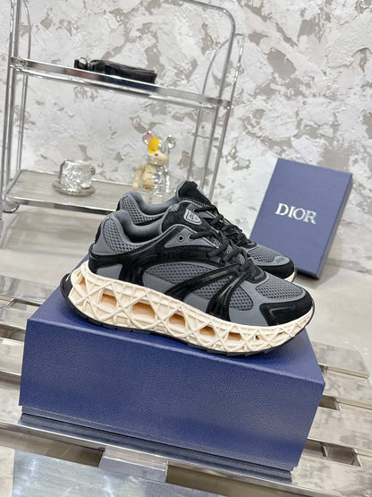 CD 26s Sneaker Grey Black Mesh Suede 905050