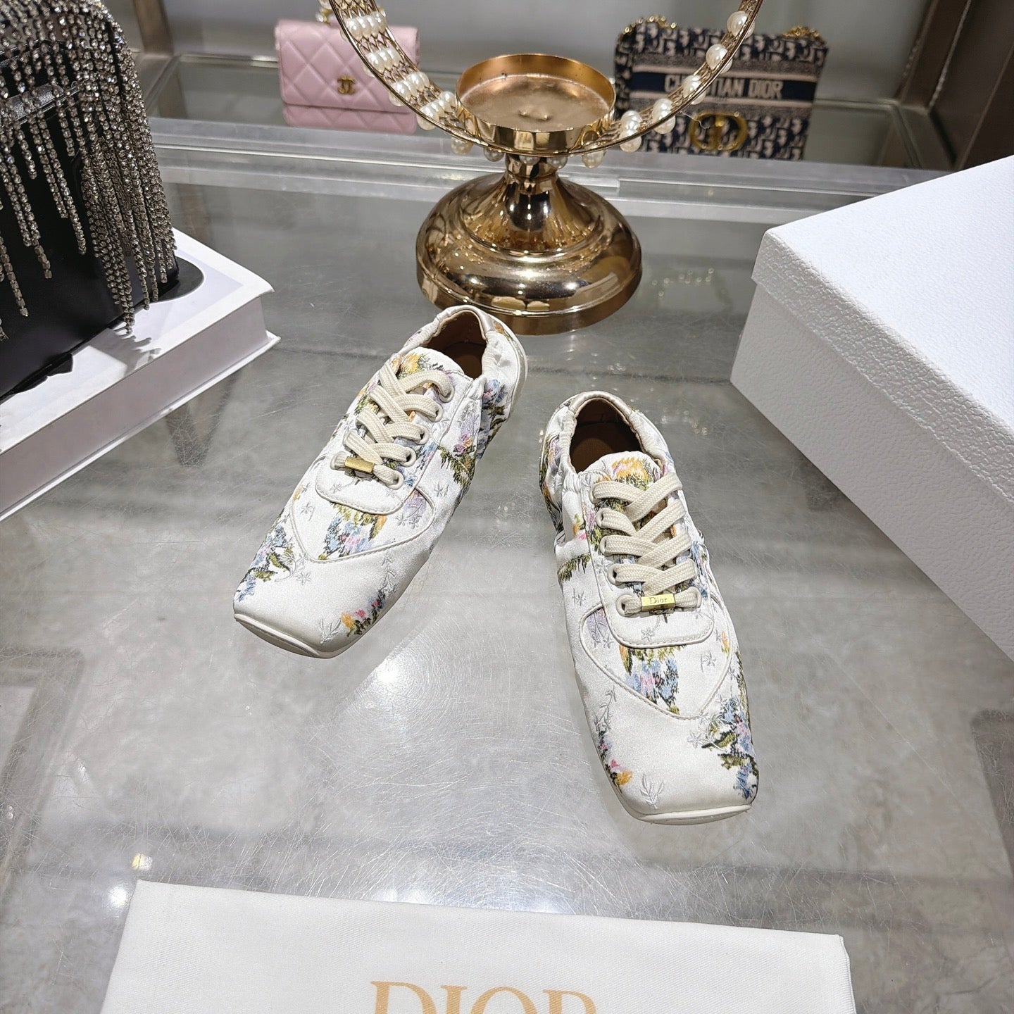 CD 26s Cœur Sneaker White Fabric 901691