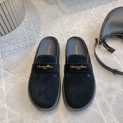 Dior Boy Mule Black Suede 615461