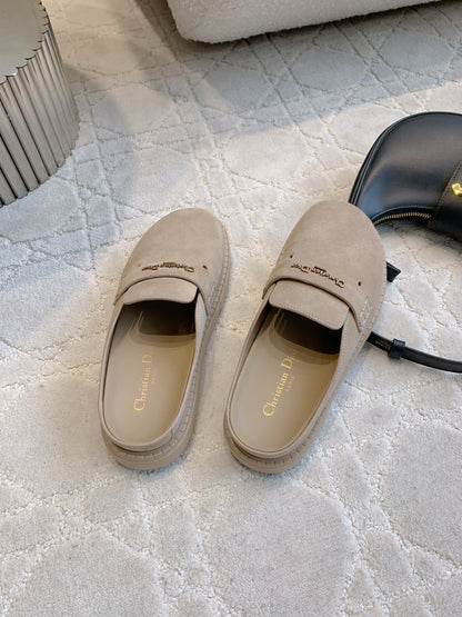 Dior Boy Mule Light Taupe Suede  615462
